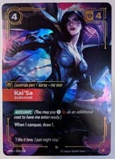2025 Riftbound Origins Kai'Sa  039/298 Foil MINT