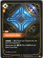 HEXTECH DISC 087/166 RIFTBOUND FOIL NM/M