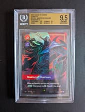 Riftbound Zed Master of Shadows Signature SC #191 BGS 9.5