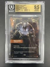 2025 RIFTBOUND LOL WARWICK - HUNTER  ARCANE EXCLUSIVE PROMO BGS GEM MINT 9.5