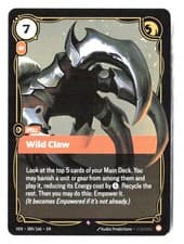 Riftbound Wild Claw VEN 089/166 Foil