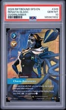 2026 Riftbound: League of Legends Spiritforged Renata Glasc Overnumber PSA 10