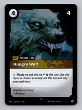 Riftbound TCG Hungry Wolf 125/166 Vendetta Foil Uncommon NM/M