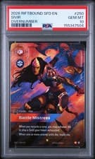RIFTBOUND: LEAGUE OF LEGENDS SFD-SPIRITFORGED SIVIR - BATTLE MISTRESS PSA 10