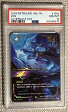 2026 RIFTBOUND: LEAGUE OF LEGENDS UNL EN #150A VEX ALTERNATE ART PSA 10 POP 5