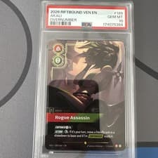 2026 RIFTBOUND: LEAGUE OF LEGENDS VEN-VENDETTA OVERNUMBER AKALI PSA 10