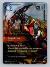 Riftbound TCG Renekton - Brute (Overnumbered) 177/166 Vendetta Foil NM/M