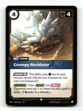 GRUMPY ROCKBEAR VENDETTA 050/166 RIFTBOUND NM/M