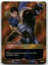 Garen, Might of Demacia (Foil) NM Riftbound Organized Play Promotional Cards Rif