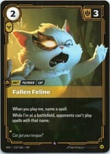 Fallen Feline 132/166 Rare Vendetta Riftbound Foil Near Mint