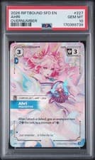 2026 RIFTBOUND: LEAGUE OF LEGENDS SFD-SPIRITFORGED #227 AHRI OVERNUMBER PSA 10