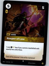 Keeper of Law 119/166 Vendetta Riftbound C NM/M