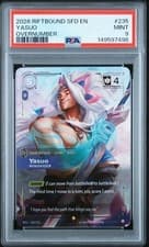 2026 Riftbound:SpiritForged EN Yasuo Windrider SFD 235/221 Overnumber PSA 9 MINT