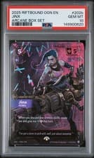 2025 RIFTBOUND: ORIGINS EN OGN #202b/298 JINX REBEL ARCANE BOX SET PSA 10