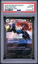 2025 RIFTBOUND: LEAGUE OF LEGENDS OGN-ORIGINS MISS FORTUNE - BUCCANEER PSA 10