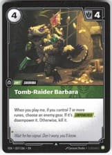 Tomb-Raider Barbara 037/166 Uncommon Vendetta Riftbound Near Mint