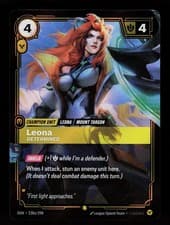 Leona Determined OGN-238A Overnumbered Origin Riftbound NM