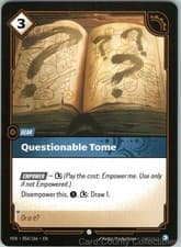 QUESTIONABLE TOME 054/166 RIFTBOUND NM/M