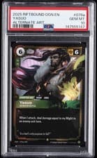 2025 RIFTBOUND: LEAGUE OF LEGENDS OGN-ORIGINS #076A YASUO - REMORSEFUL PSA 10