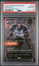 2025 Riftbound OGN EN Arcane Box Set Promo Warwick #159a Gem Mint PSA 10