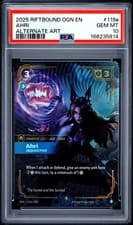 2025 RIFTBOUND: LEAGUE OF LEGENDS OGN-ORIGINS #119A AHRI - INQUISITIVE PSA 10