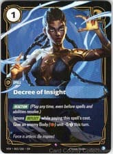 DECREE OF INSIGHT 061/166 RIFTBOUND FOIL NM/M