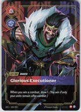 Draven Glorious Executioner Foil 185/221 Spiritforged Riftbound League of Legend