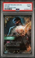 2025 RIFTBOUND: LEAGUE OF LEGENDS OGN-ORIGINS #078A LEE SIN - ASCETIC PSA 9