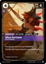 Miss Fortune, Buccaneer OGN 193/298 - Riftbound TCG - Rare Foil - NM English