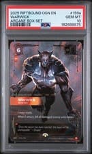 Riftbound League Of Legends Arcane Box Set Promo Warwick 159a PSA 10 GEM MINT