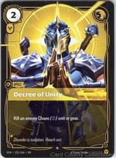 DECREE OF UNITY 131/166 RIFTBOUND FOIL NM/M