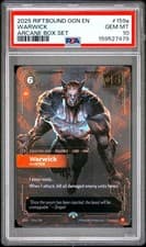 2025 RIFTBOUND: OGN-ORIGINS #159a/298 WARWICK ARCANE BOX SET PSA 10 GEM MT