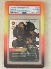 RIFTBOUND: LEAGUE OF LEGENDS DARIUS 2025 OGN #302* SIGNATURE OVERNUMBER PSA 10