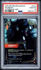 2025 RIFTBOUND: LEAGUE OF LEGENDS OGN-ORIGINS #041A VOLIBEAR - FURIOUS PSA 10