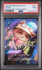 Teemo, Swift Scout Signature Riftbound League Of Legends Origins 307*/298 PSA 9