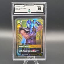  2026 Riftbound VEN Shen Eye of Twilight 147/166 Foil MA 10