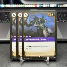 (x3) Shadowblade Lurker - 096/166 Vendetta Riftbound TCG Playset Near Mint