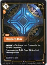 HEXTECH DISC 087/166 RIFTBOUND FOIL NM/M