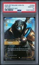 RIFTBOUND: LEAGUE OF LEGENDS 246a VIKTOR - LEADER ALTERNATE ART PSA 10