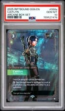 2025 RIFTBOUND: LEAGUE OF LEGENDS OGN - 068a/298 CAITLYN ARCANE BOX SET PSA 10