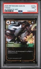 2025 RIFTBOUND: LEAGUE OF LEGENDS OGN-ORIGINS #076A YASUO - REMORSEFUL PSA 9