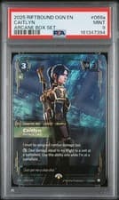2025 Riftbound Origins English Arcane Box Set Promo Caitlin #068a Mint PSA 9
