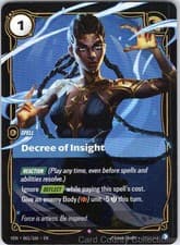 DECREE OF INSIGHT 061/166 RIFTBOUND FOIL NM/M