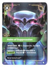 Riftbound Helm of Suppression VEN 045/166 Foil