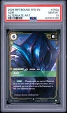 2026 RIFTBOUND: LEAGUE OF LEGENDS SFD #050a AZIR ALT ART PSA 10 (Q168