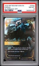 2025 RIFTBOUND: LEAGUE OF LEGENDS OGN-ORIGINS #243A DARIUS - EXECUTIONER PSA 8