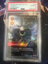 PSA 10 2025 RIFTBOUND ORIGINS OVERNUMBER #300 VOLIBEAR RELENTLESS STORM ENGLISH
