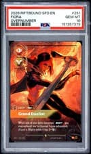 2026 RIFTBOUND: LEAGUE OF LEGENDS SFD-SPIRITFORGED FIORA - GRAND DUELIST PSA 10