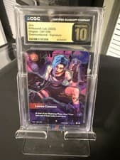 RIFTBOUND: LEAGUE OF LEGENDS  ORIGINS #301* JINX LOOSE CANNON Signature CGC 10