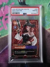 2025 RIFTBOUND: LEAGUE OF LEGENDS PRIZEWALL MISS FORTUNE - BOUNTY HUNTER PSA 10
